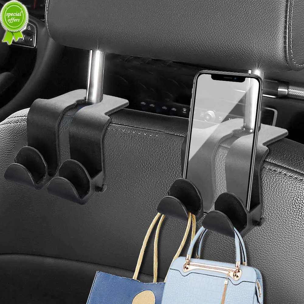 Car Seat Headrest Hook Storage Hanger Car Vehicle Back Seat Organizer Holder for Bag Handbag Purse Clothes Coats