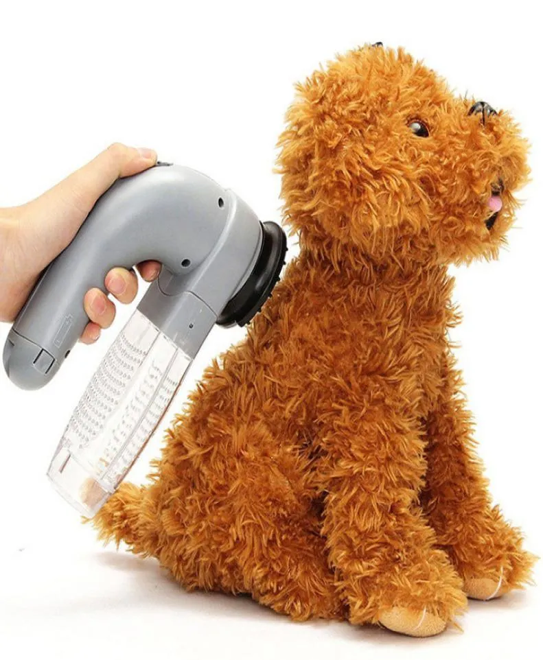 Den senaste Pet Electric Hair Cleaner levereras med en Box Device Hår Portable Pet Massage Cleaning Dammsugare7614450