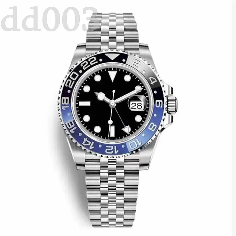 Moda męska zegarek 41 mm bioceramiczne zegarki GMT 116610LN Black Dial Mechaniczne Montre Luxe Sapphire Sapphire Dhgate Watches Vintage SB006 C23