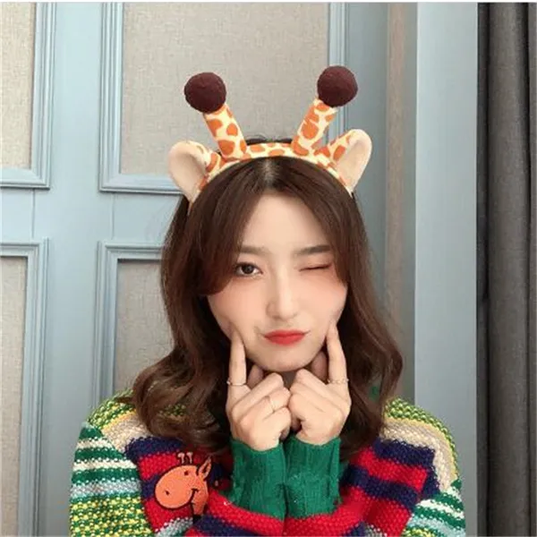 Funny Animal Ears Headband Handmade Hair Hoop for Women and  display picture 2