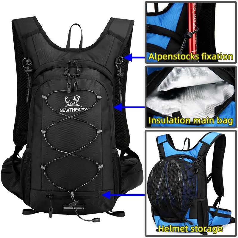 Pacotes de mochila Mochilas Multifuncionais Esportes ao ar livre mochila rucksack hidration tanque de água Bolsa de armazenamento Ciclismo Camping Camping KnApsack W0425