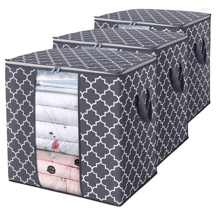 Storage Bags Organizing Bag Wardrobe Cross-Border Folding Dustproof Video Quilt Box Window