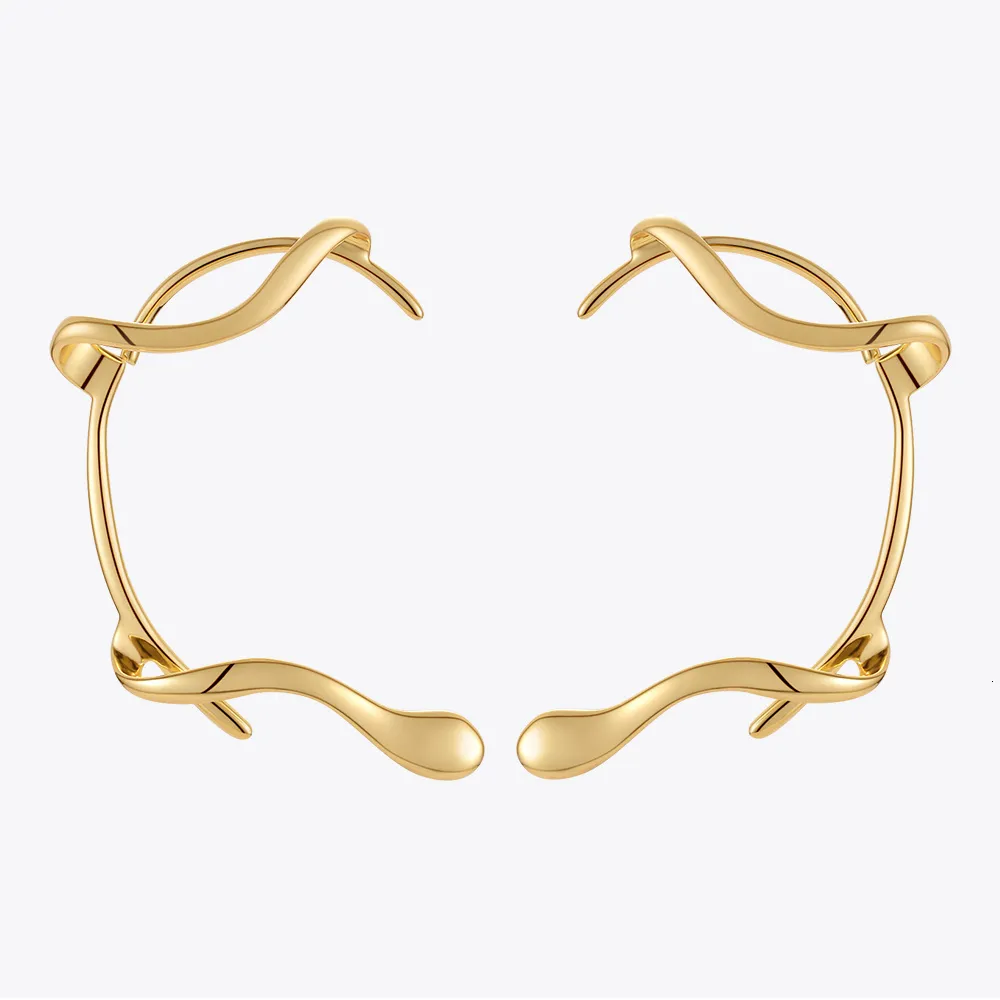 Oor Cuff Enfashion Nonpiercing Takken Ear Cuff Gold Kleurclip op oorbellen voor vrouwen Pendientes Onregelmatige mode -sieraden E221375 230425