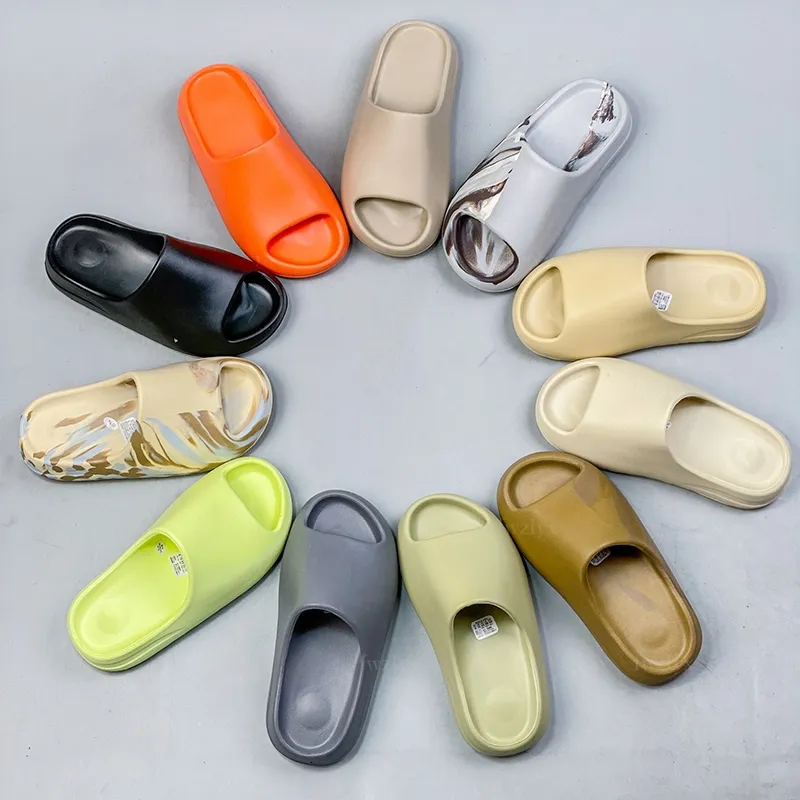 adidas gazelle silver green womens Yeezy Slides Azure – Guap Kicks main image 0
