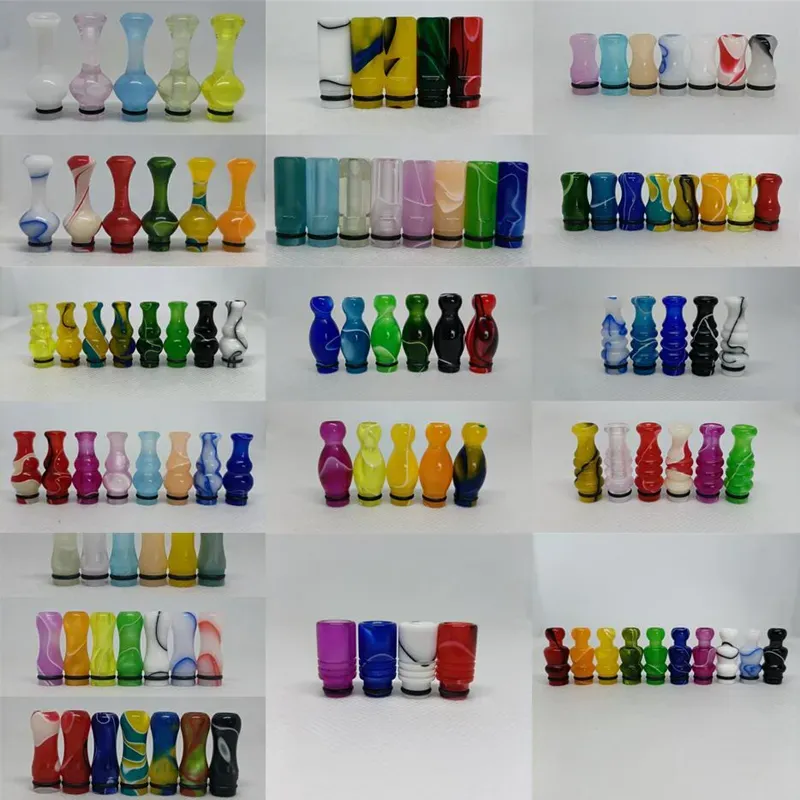 510 Drip Tips Colorés tout Mélange Acrylique Embouchure Kit Accessoires ZZ