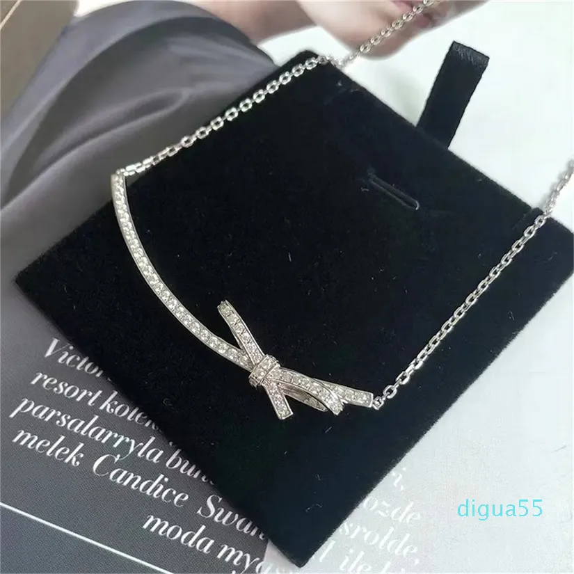Fashion Necklace Designer Jewelry Pendant Wedding Gift Chain Gold Plate Diamond Choker chains