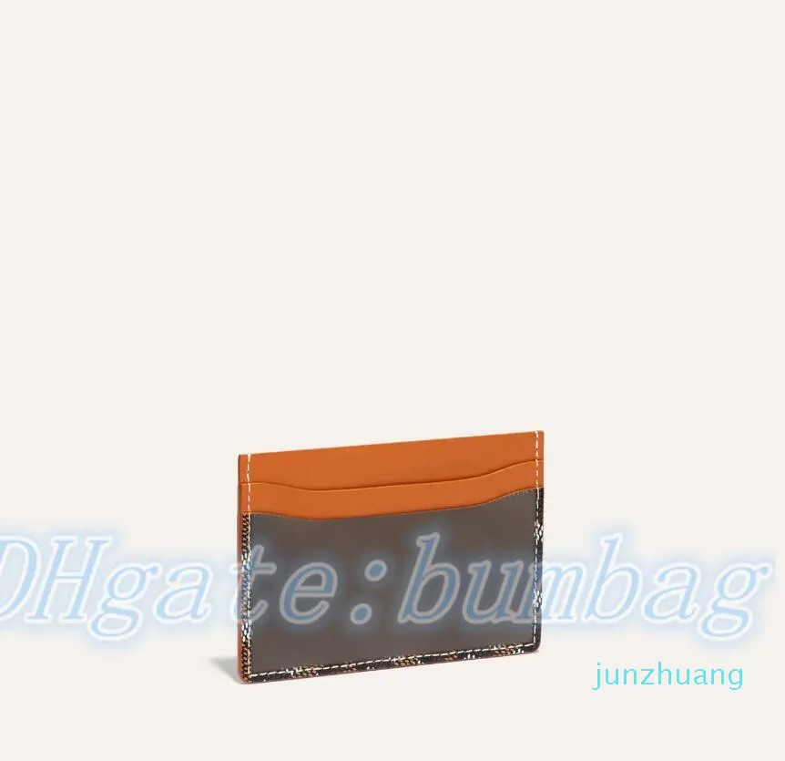 Bolsas de moeda de grife masculina feminina com carteira de caixa 66 titular de cartão de qualidade total de couro genuíno titular de luxo goya 261v