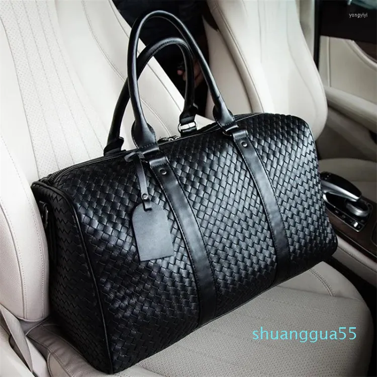 Black leather sports bag hotsell