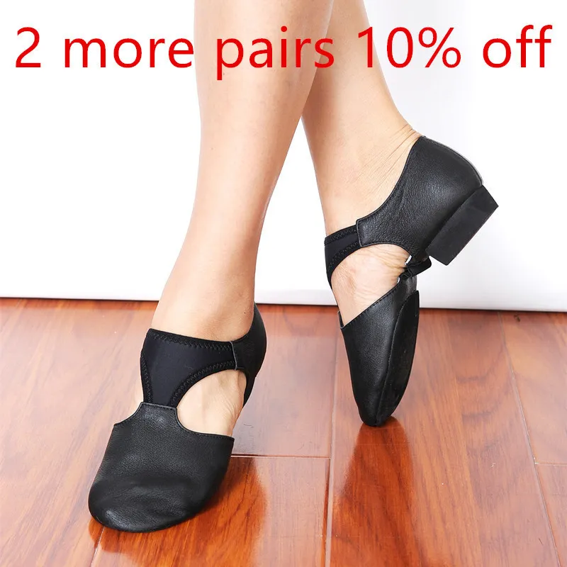 Dance Shoes Genuine leather elastic arch Greek sandals Jazz dance shoes Women's ballet Jazz dance teacher sports shoes Sandals sports 230425