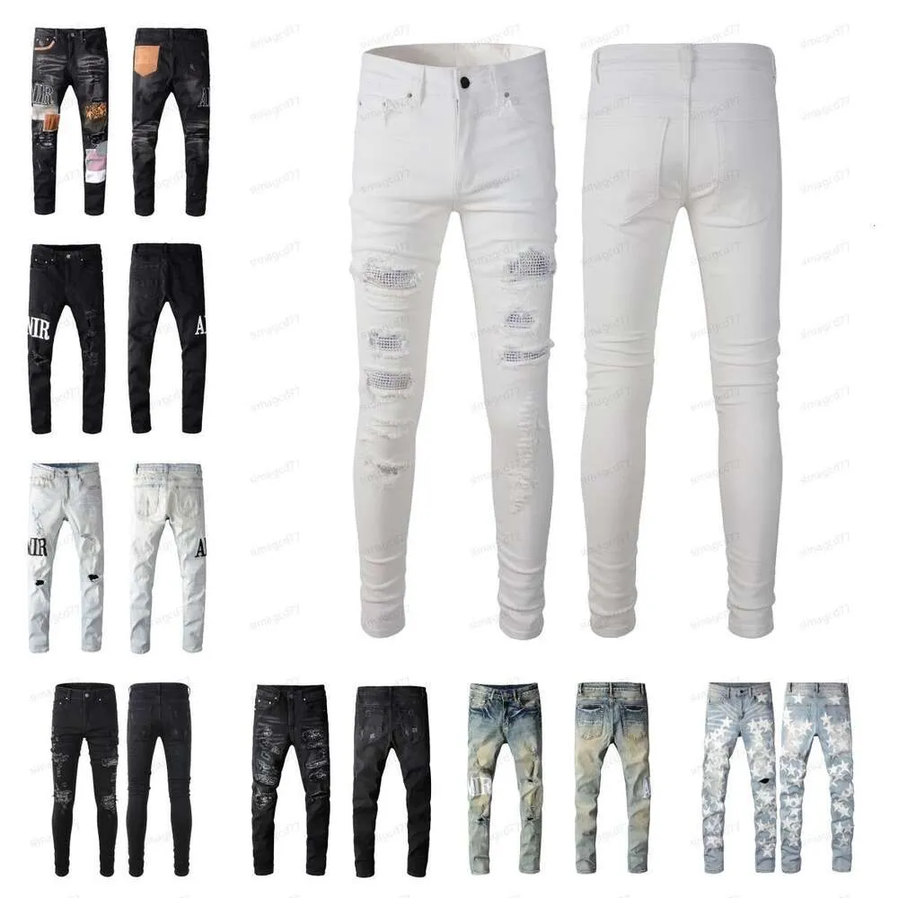 miris am jeans amrilied amirlies Straight Ripped amr Designers Slim Womens Mens Distressed Biker Denim For Men S Print Army Fashion Ma 6153 irlie rilied r Fahion