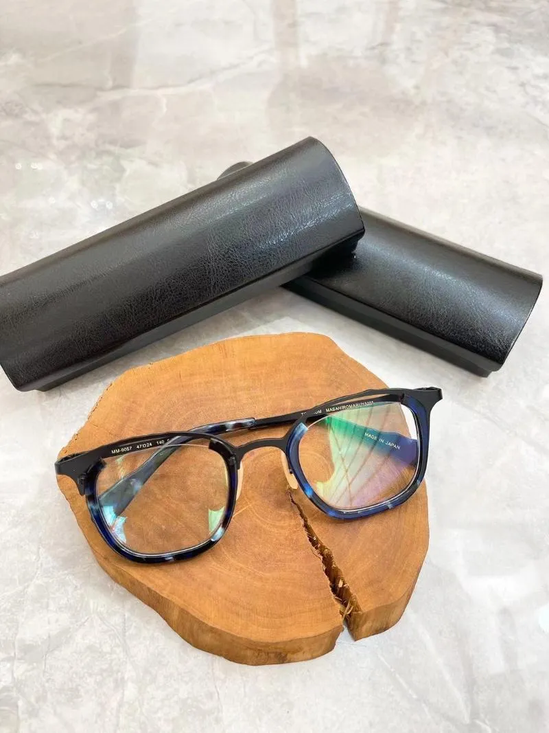 Zonnebrillen frames mode -belicht optisch Japan ontwerp titanium onregelmatige vorm bril frame mannen vrouwen recept bril retro oogwaa