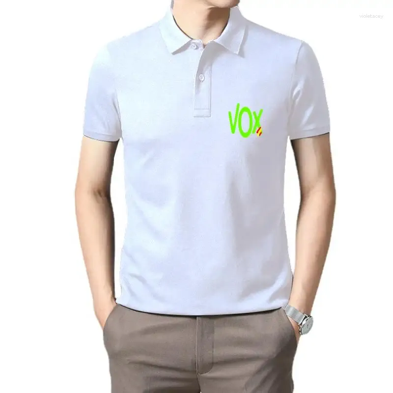 T-shirt-t-shirt męski-Roly logo vox hiszpania est moda koszulka bawełniana tshirt men Letnia koszulka euro rozmiar euro