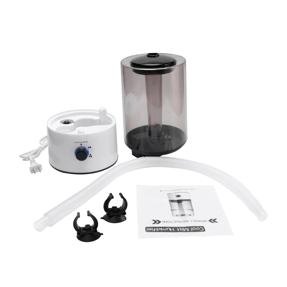 Vivarium Reptile Humidifier 4L Mist Fogger With Hose For Chameleons