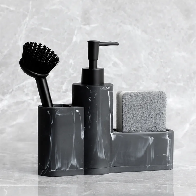 Black Soap Dispenser,Kitchen Soap Dispenser Including Hand and