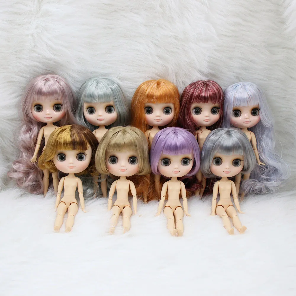 Dolls Icy DBS Blyth Doll Middie 20 cm Aangepaste poppen Joint Body Verschillend gezicht Kleurrijk haar en handgebaar als cadeau 1/8 Doll 230426