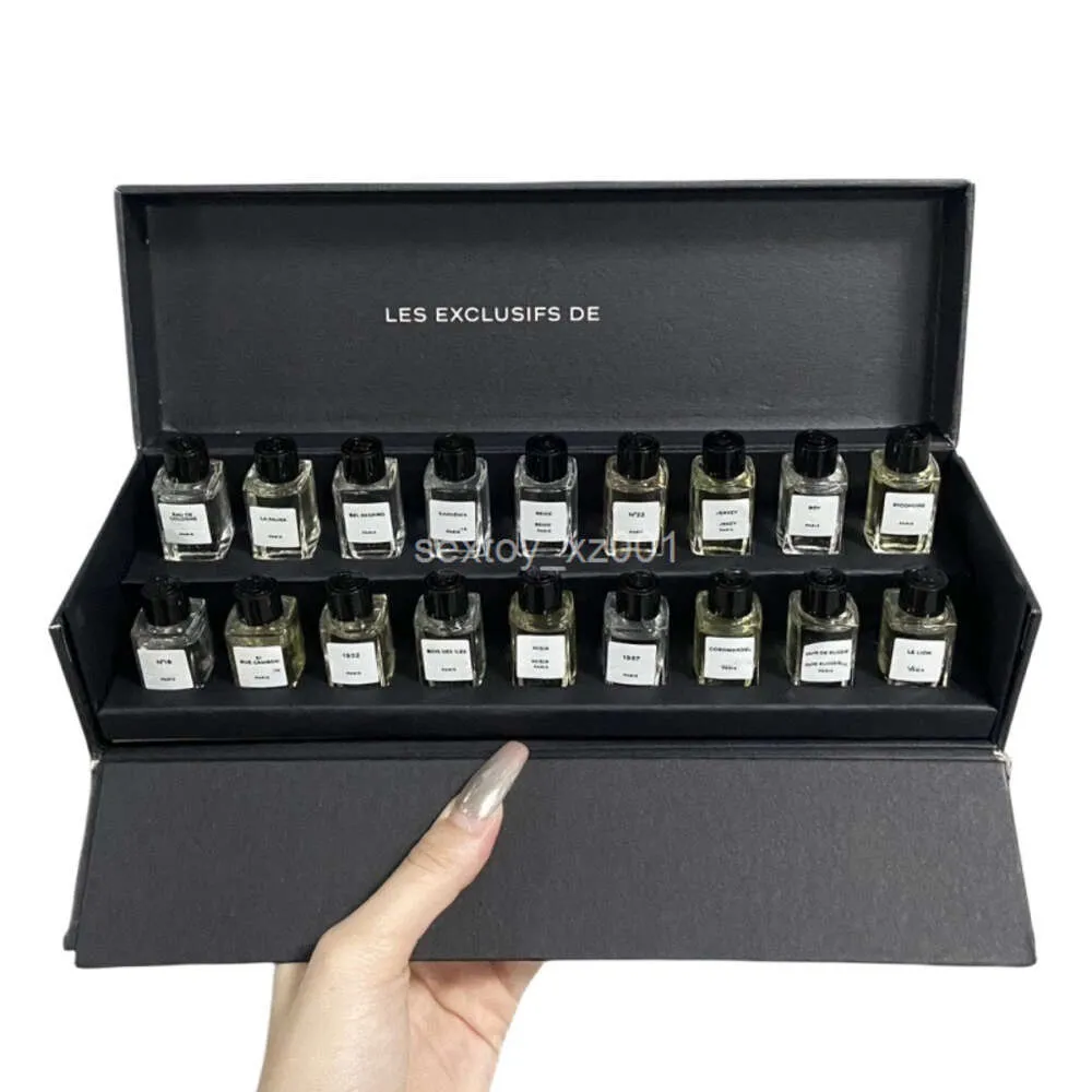 Chanels Parfüm-Parfüm-Probeset-Kollektion in Originalqualität, 18-teiliges Set, 4 ml, 18 Einweg-Geschenktüten, Duft-Geschenkboxen