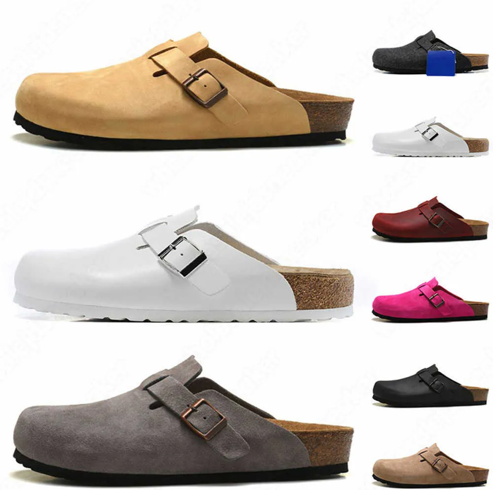 Sandalen mode unisex slippers schuifschoenen mannen vrouwen verstoppen suede lederen gesp bokt trainers ontwerper houtachtige heren dames verstopers clog sneakers motion stroom 60ess