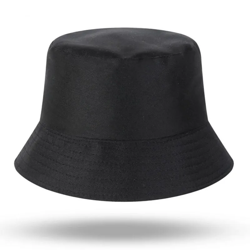 Fisherman's hat custom printed cotton small yellow cap big basin hat student travel sun cap advertising hat custom made