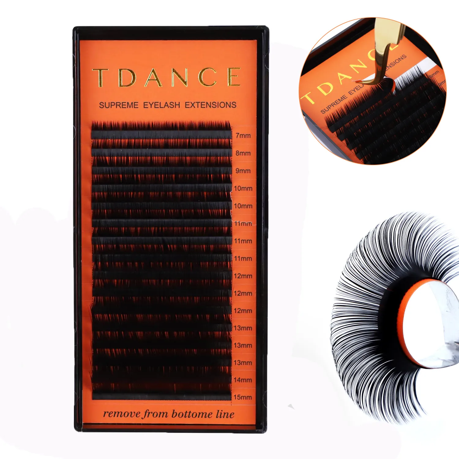 Outils de maquillage TDANCE Faux vison cils individuels maquiagem cilios pour professionnels extension douce 230425