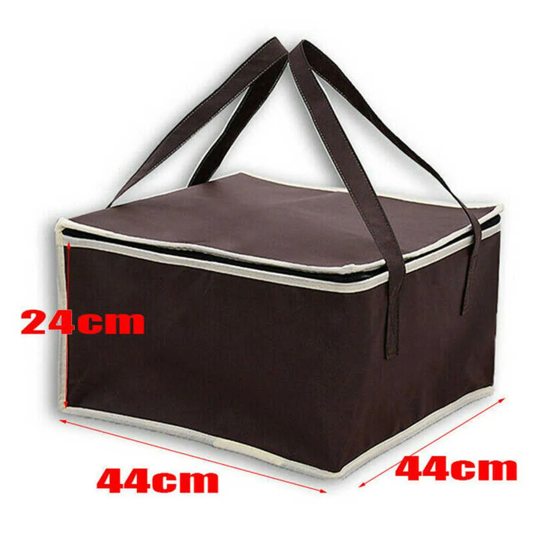 Backpacking Packs 14 tum Pizza Bag Cooler Bag Isolation Folding Picnic CE Pack Mat Thermal Bag Food Delivery Bag Waterproof Isolated BagHKD230626