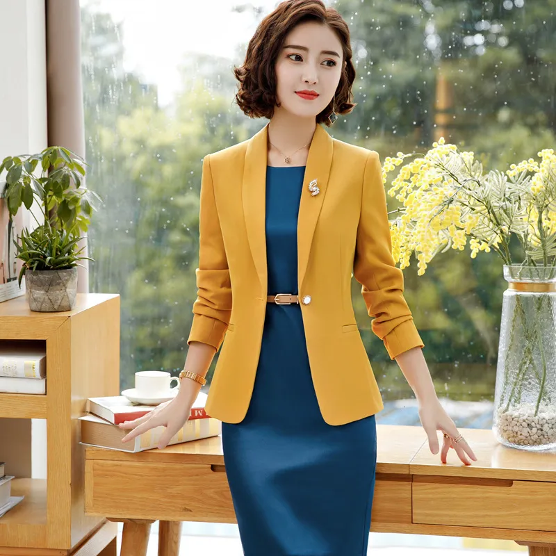 Costumes de femmes Blazers Izicfly Spring Summer Ladies Occasion spéciale robe formelle pour femmes veste uniforme élégant Blazer Blazer Suit Work 230426