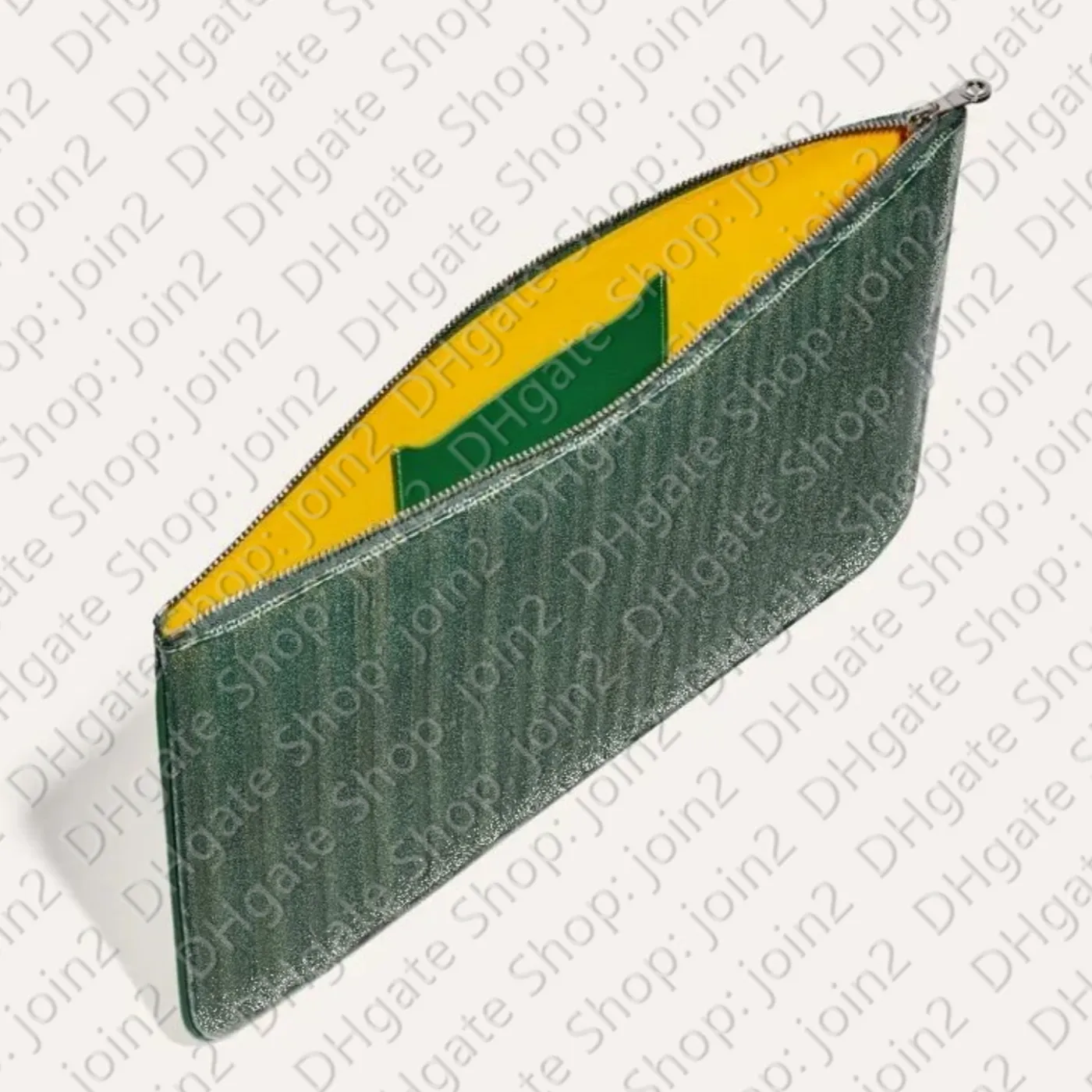 VERDE.Senat mm mgm bolsa de embreagem designer manga viagem feminina grande caso portátil capa arquivo documento bolsa pochette accessoires viagem