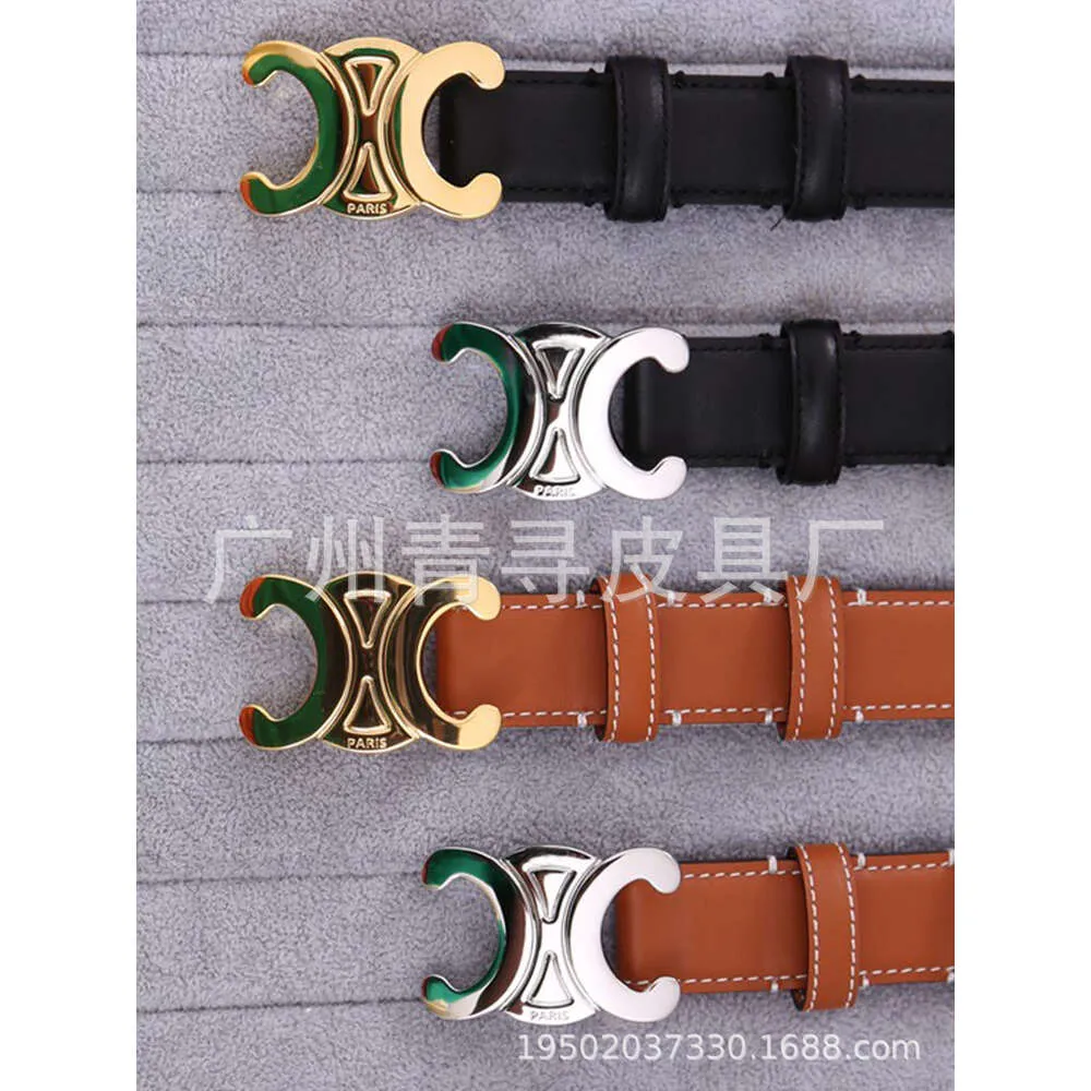 Premium Womens Leather Belt - Top Grain Cowhide, Solid  display picture 1