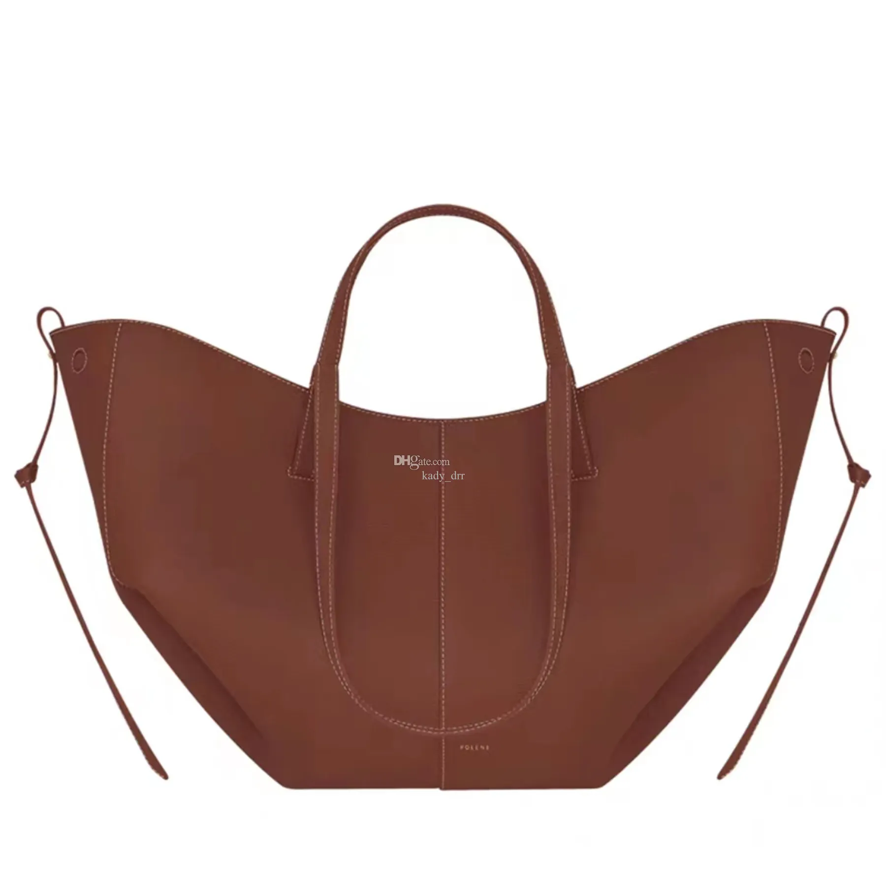 Designer Polene Cyme Polene Tote Bag With Magnetic Buckle Designer Polene Cyme Polene Tote Bag With Magnetic Buckle