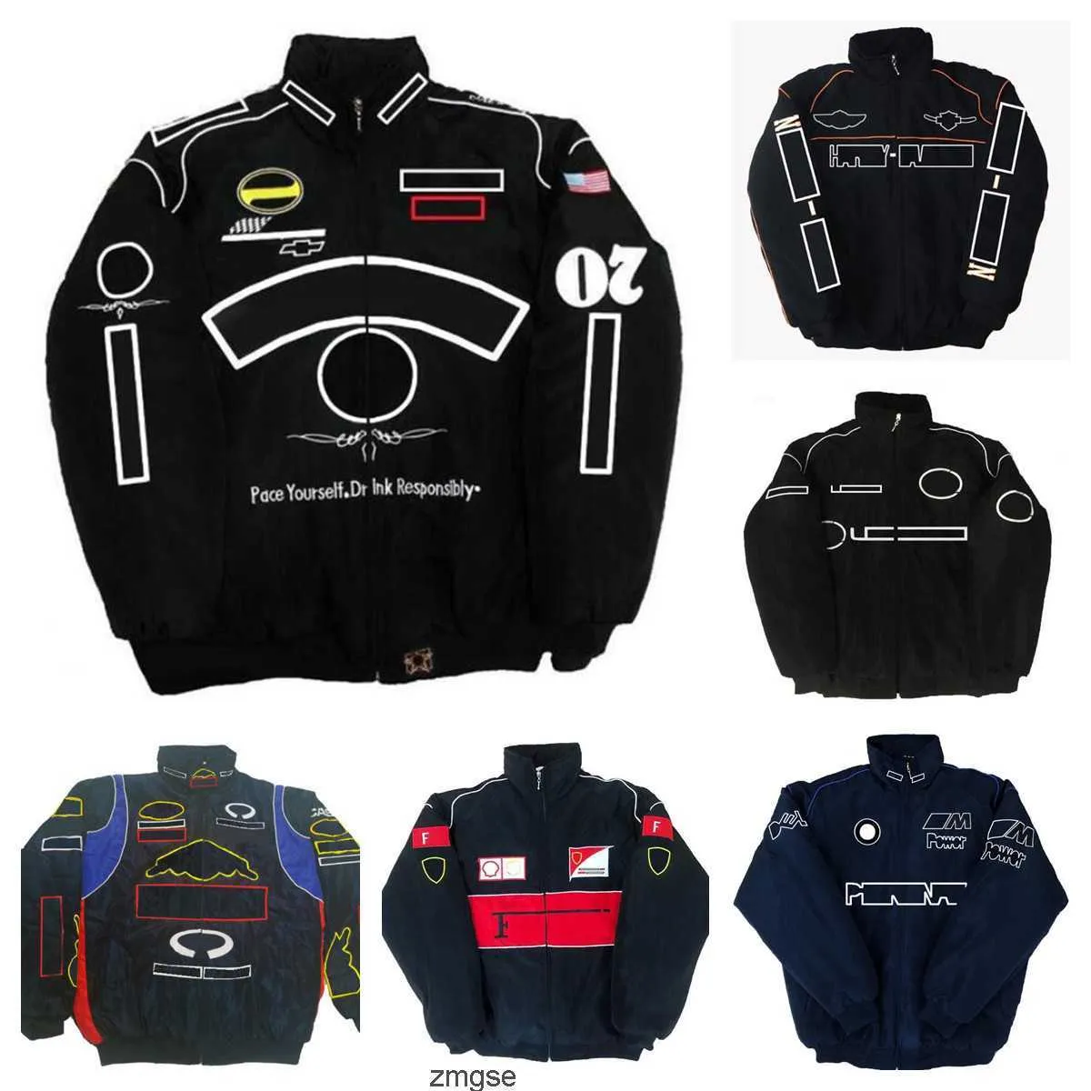 ジャケットF1フルフォーミュラワンレーシング刺繍秋と冬の綿服スポット販売QEXI