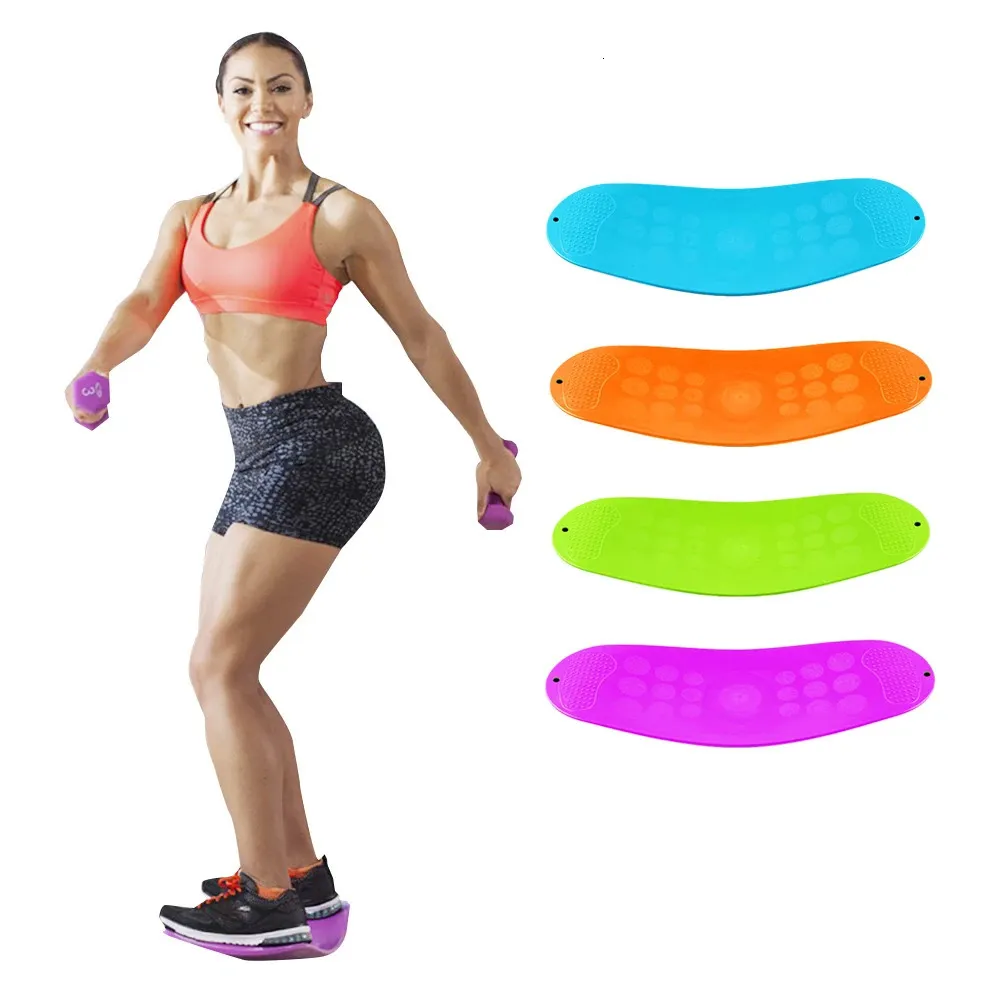 Twist Boards ABS Yoga Twister Balance Board Fitness taille frétillant plaque danse Wobble Borad disque Pad Gym entraînement à domicile exercice 231124