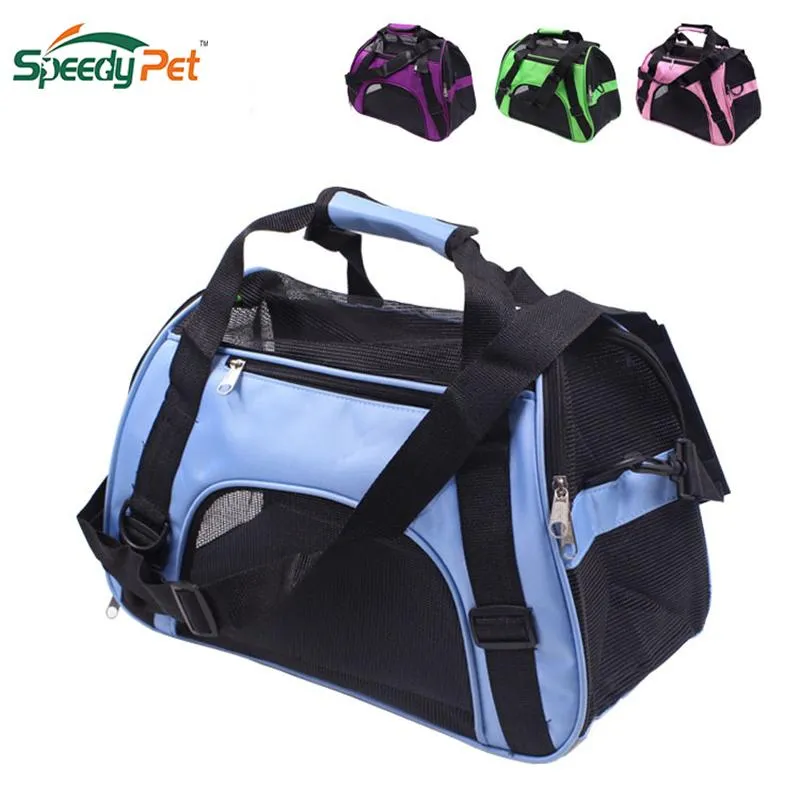 Barnvagnar sl husdjur axel resväska mesh transportör mjuk sidside resväska flygbolag godkänd perfekt för små hundar katter kattungar husdjur leveranser
