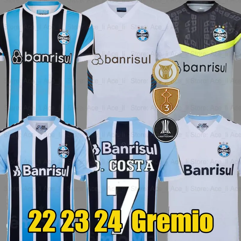 23 24 Gremio Paulista koszulki piłkarskie 2023 2024 Suarez Gilchmei Johnath MILLER LUAN Marlone męska koszulka piłkarska