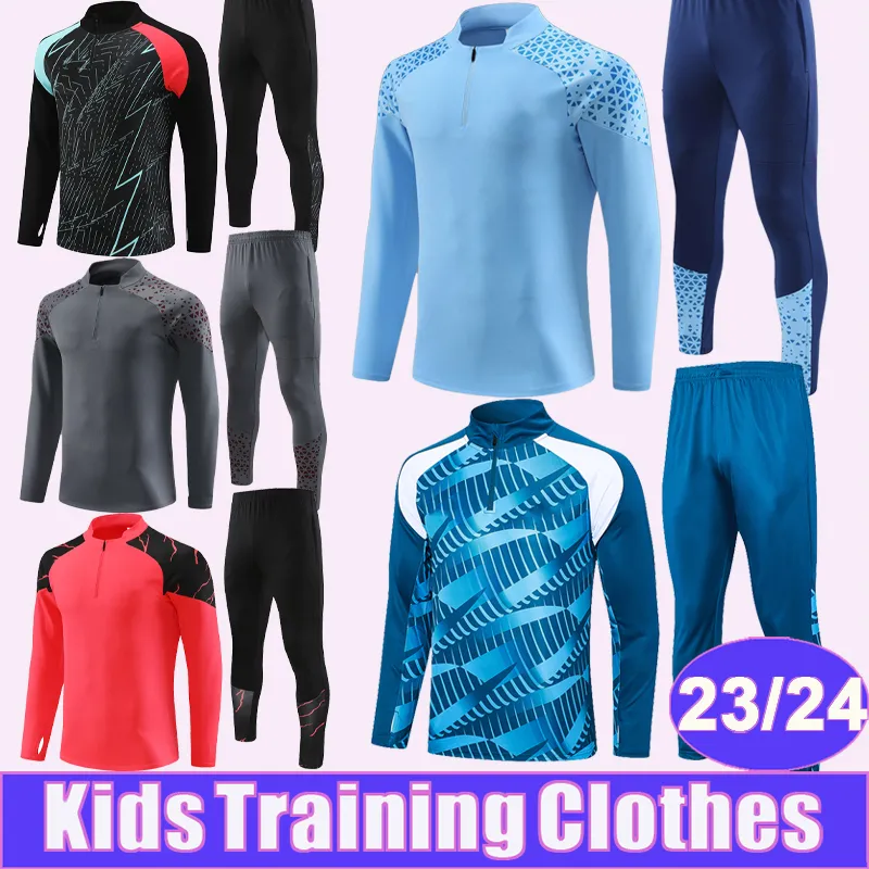 2023 2024 GREALISH THEAR WEAR KIDS KITS SOCCER JERSEY FODEN HAALAND DE BRUYNE MAHREZ BERNARDO PHILLIPS RUBEN RUBEN