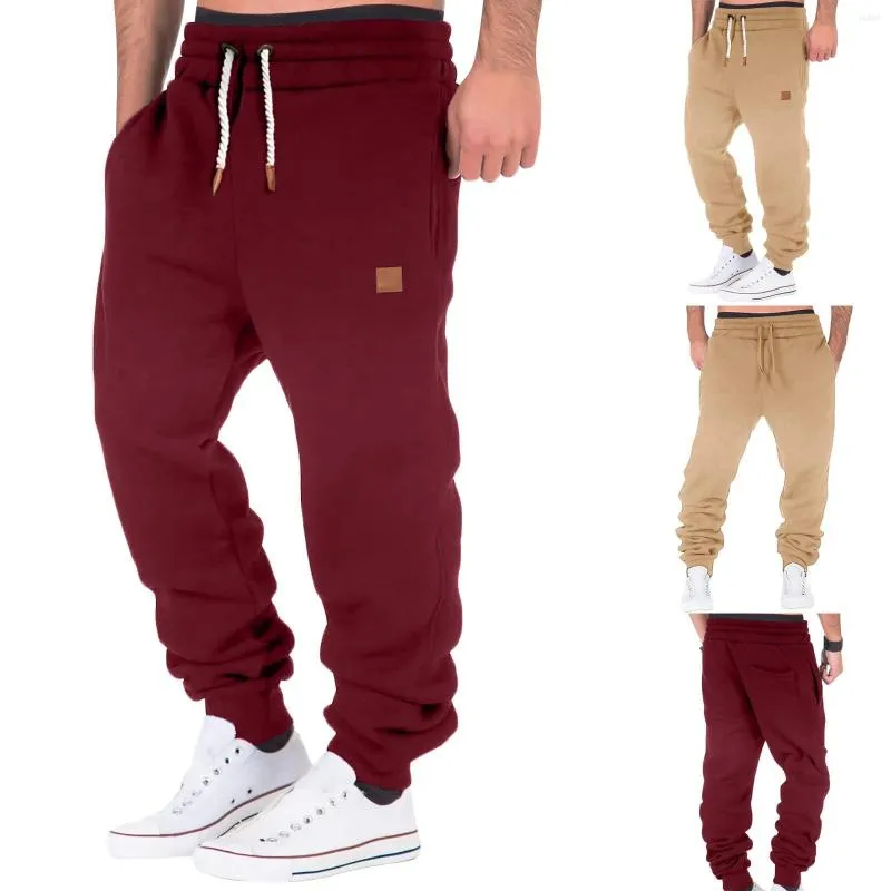 Men's Pants Men Joggers Sweatpants Men's Solid Color Trackpants Male Casual Trousers Fashion Sports Streetwear Hip Hop Long