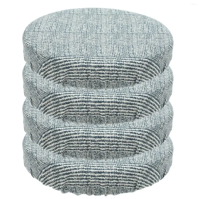 Chair Covers 4 Pcs Stool Cover Bar Seat Replacement Round Polyester (Polyester) Decorative Cushion