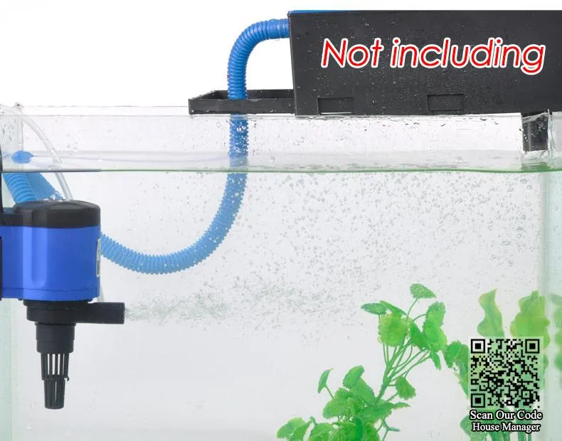 Pompe à eau Submersible Ultra silencieuse 1000l H 15W, pour