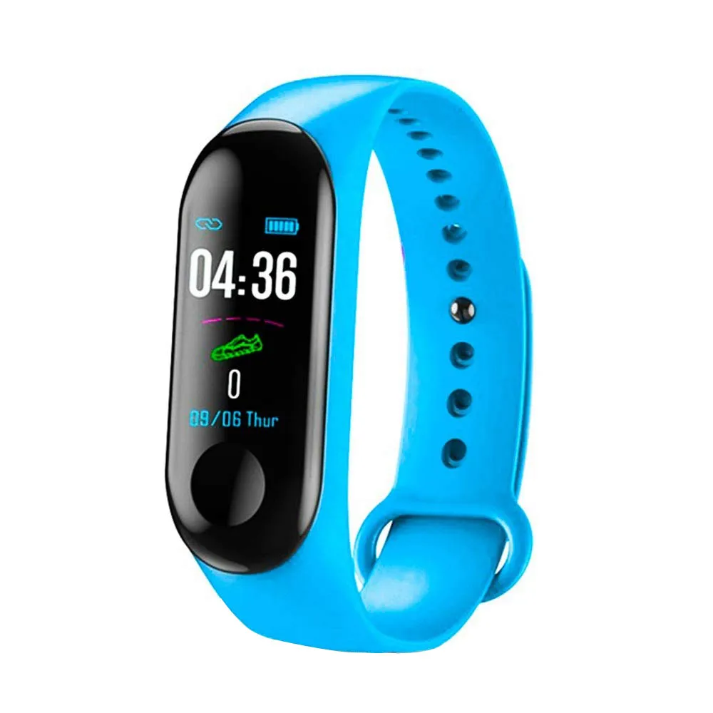 Smart Digital Watch Bransoletka dla dzieci kobiet z monitorowaniem tętna prowadzącego Kolor Color Count Health Sport Tracker