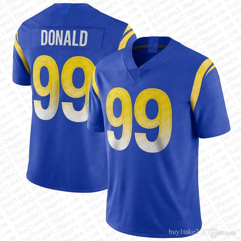 99 Aaron Donald Cooper Kupp Custom Football Jersey Matthew