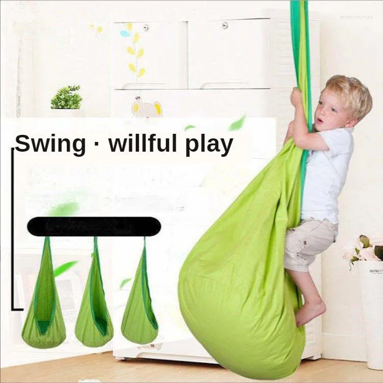 Portable Parachute Cloth Hanging Chair For Kids With Inflatable Cushion Indoor Courtyard Model King Camp Hammock Chair From Terrencejones 48.45 DHgate.Com