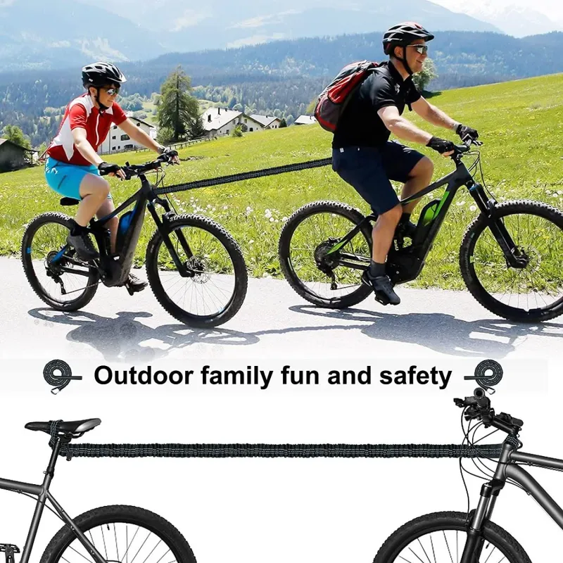 Bicycle Traction Rope Mountain MTB Bike Parent-Child Nylon Stretch