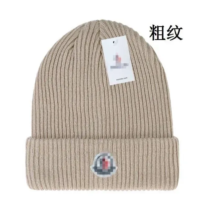 Fashion beanie Autumn Hat Boneie Bonnet 2023 Designer Monclir et Hiver New Wool Trithed Hat Webs