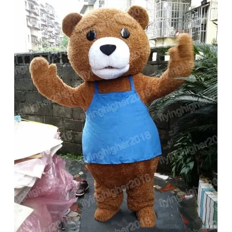 Adult Halloween Teddy Bear Bear Mascot Costume Cheap Cartoon Anime