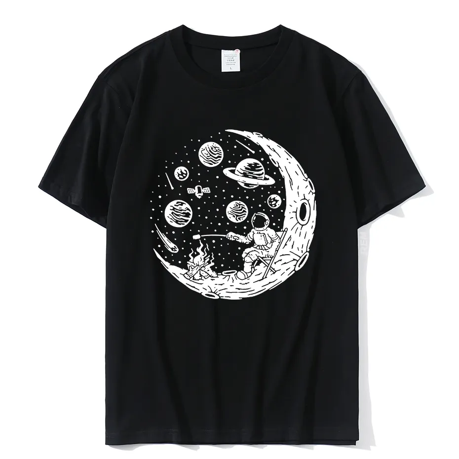 Herren T-Shirts Kurzarm 100% Baumwolle Cool Space Herren T-Shirt Casual Sommer Loost Herren T-Shirt Cool O-Neck T-Shirt Herren Herren T-Shirt 230426