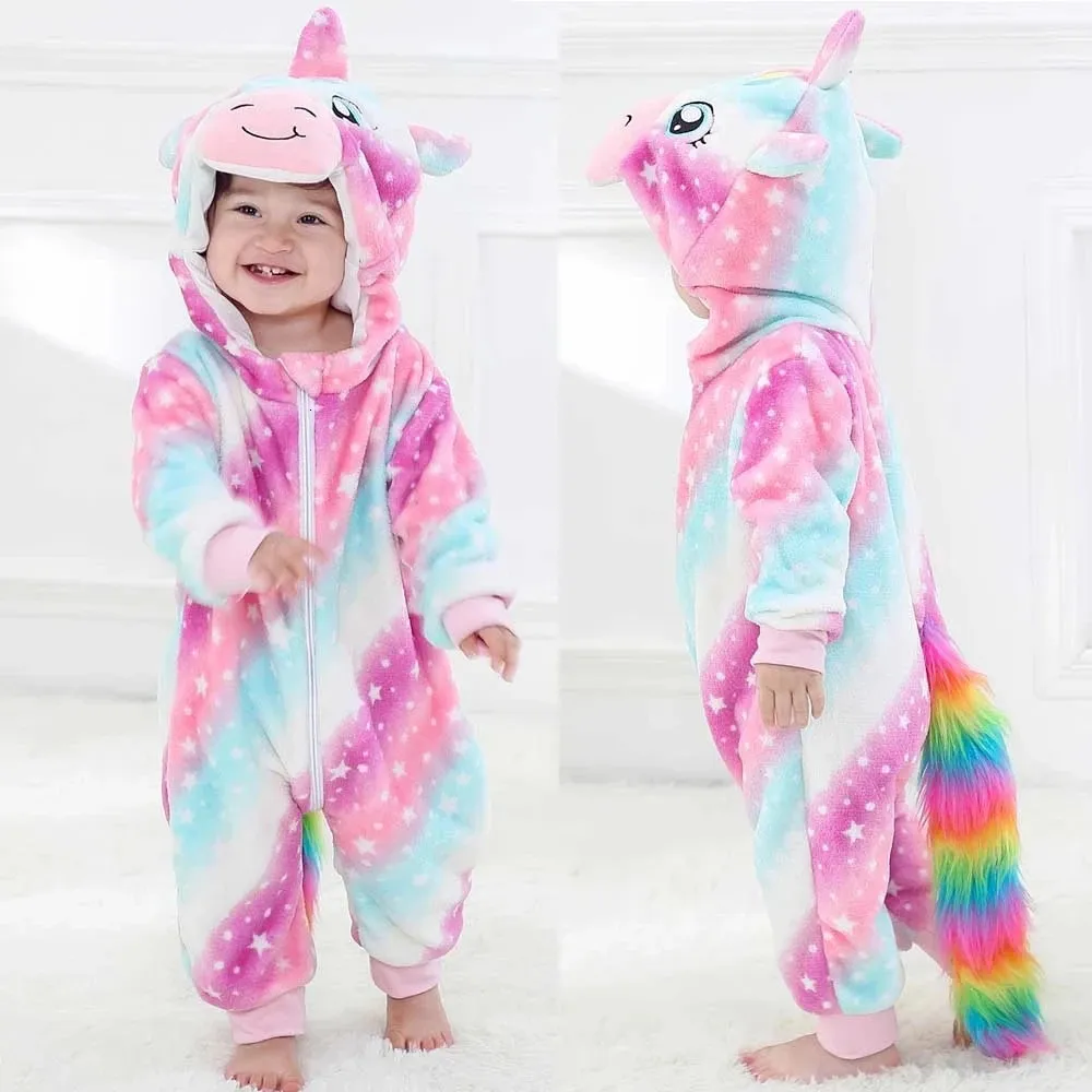 Kigurumi Weighted Stuffed Animals Pajamas For Kids Panda Unicorn Tiger Onesie Jumpsuit Winter Costume Flannel Baby Ropa Bebe 231124 From Wai07 31.41 DHgate.Com