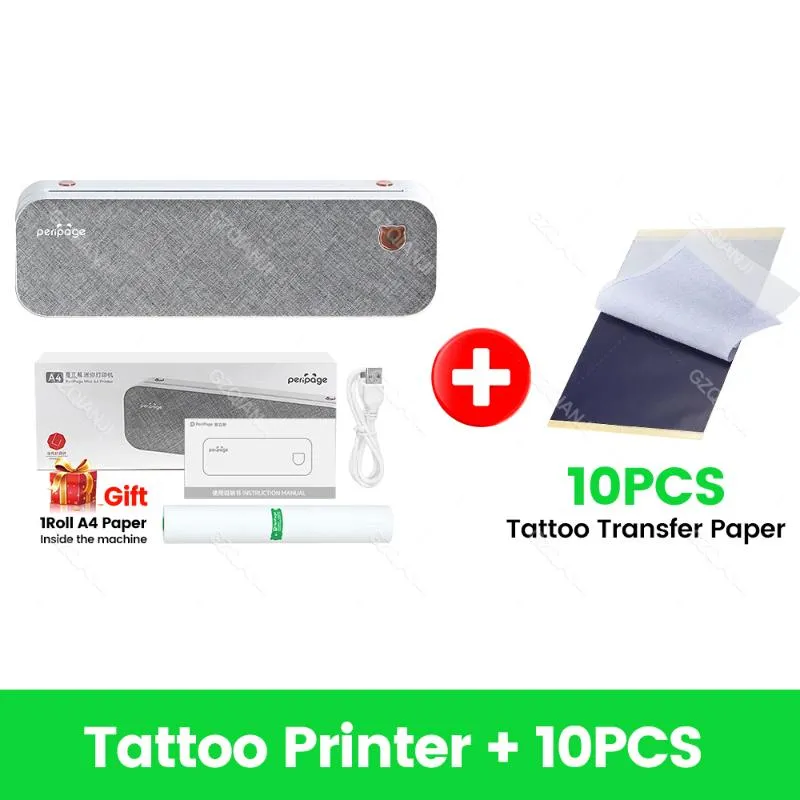 Peripage A4 Thermal Printer Tattoo Drawing Stencil Copier Transfer