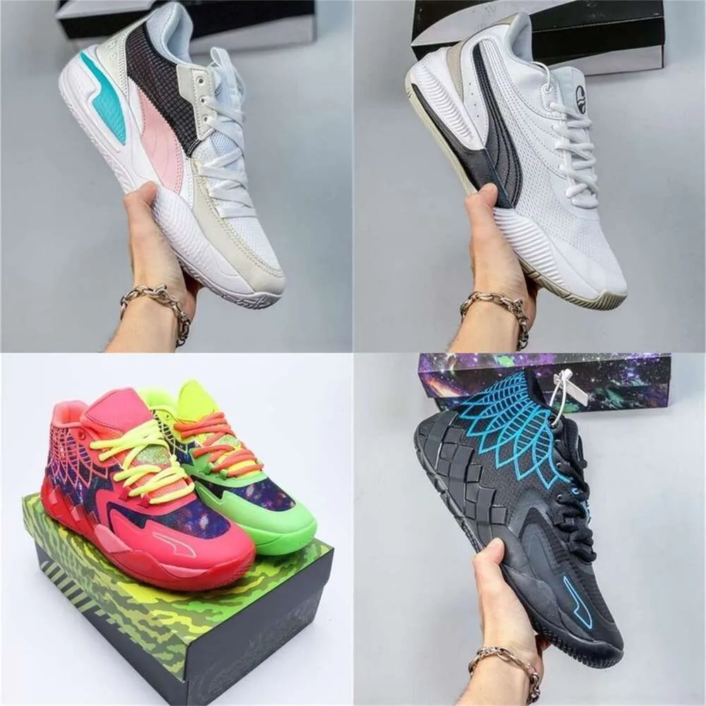 Lamelo Ball MB 01 Rick Morty Grade All Black Basketball Shoes For Men Designer Basketball