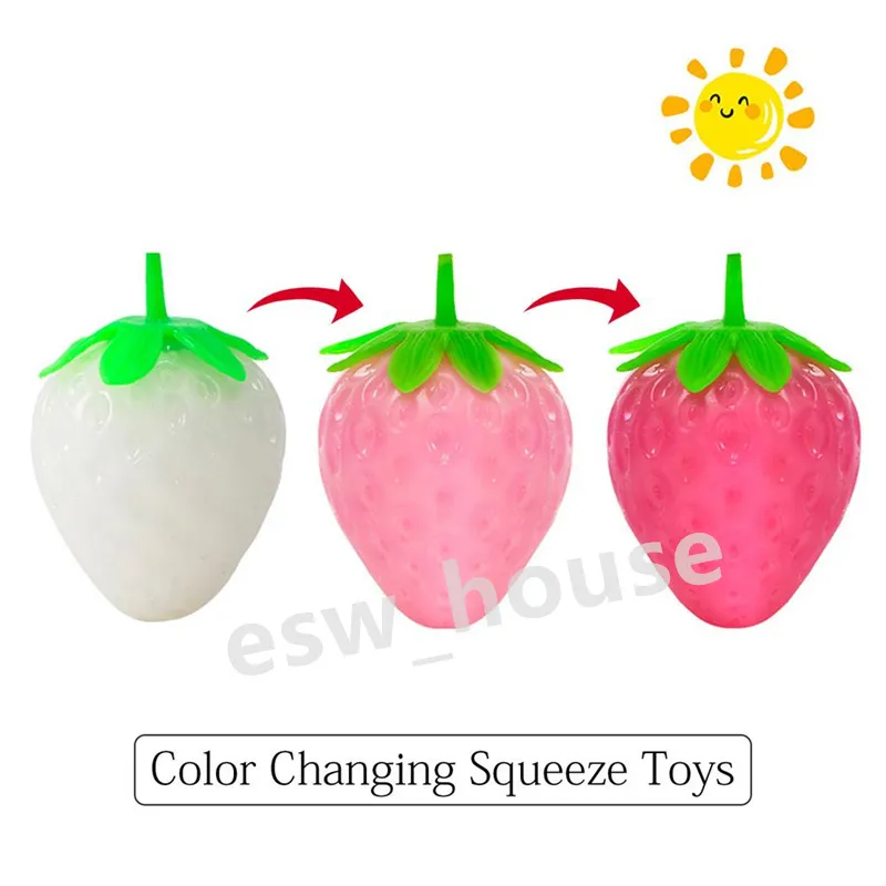 Stress Ball Toy Fruit Squishy  Toy Squishy Fruit Strawberry