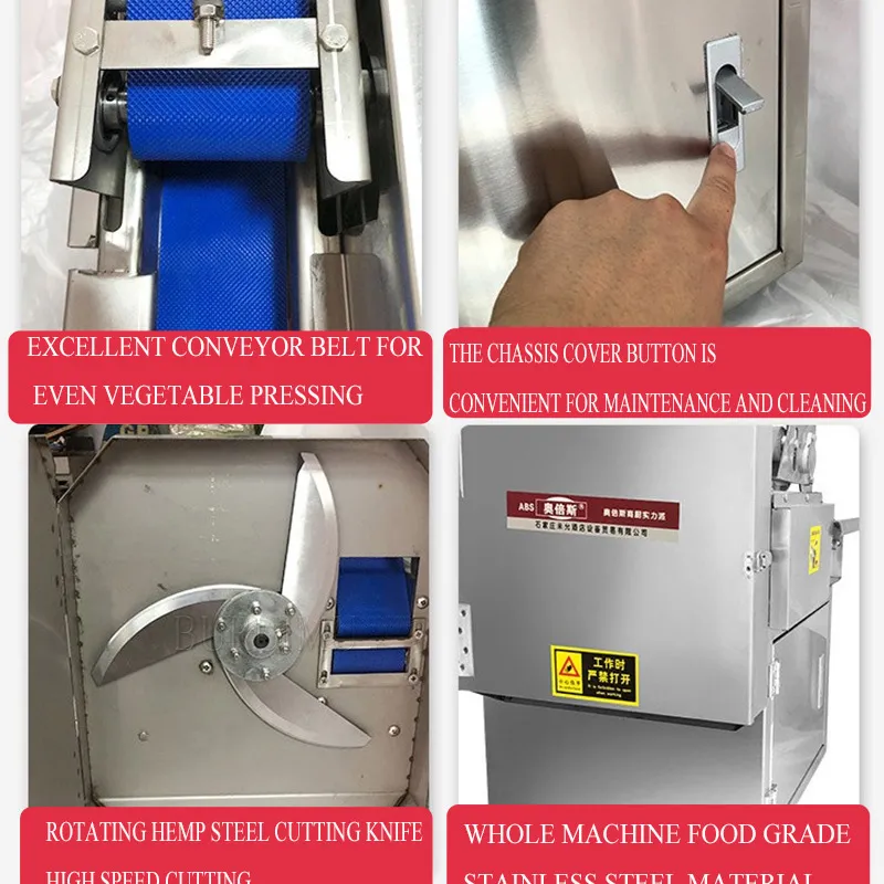 LEWIAO Industrial Commercial Vegetable Cutting Machine Leek Chopper Machine  Commercial Electric Slicer Onion Cutter Machine From Lewiao321, $590.96
