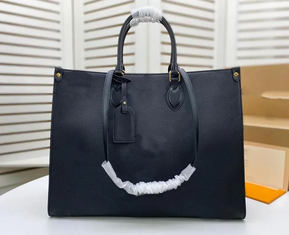 2023 Torby designerskie torebki Louiseitys Viutonitys Vuttonity Lvity Onthego Medium Tote Women torebki przy basenie monogramy wytłaczające torbę na ramię