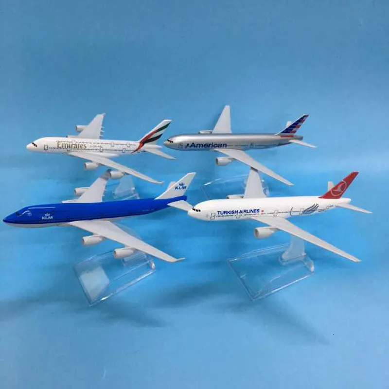 Aeronave Modle 1 400 Modelo Modelo Modelos Airbus Boeing 747 A380 Modelo de aeronave de aeronaves de aeronaves de aeronaves Coleção de presentes de brinquedos 230426